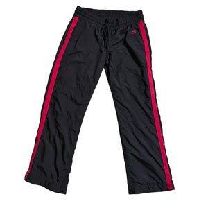 Nike Vintage Track Pant Black Pink Women’s Size Large
